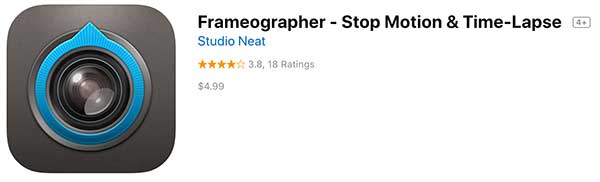 Frameographer stop motion app