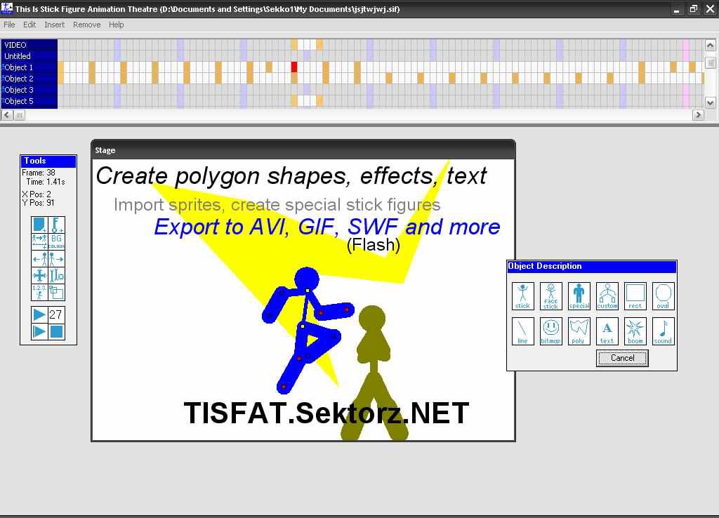 best program for stick figure animation