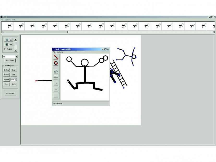 Free Stick Figure Animator - Pivot